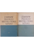 Z dziejów polskiej krytyki i teorii sztuki, Tom I i II