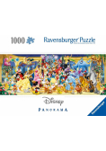 Puzzle 1000 Panorama Postacie Disney