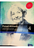 Ponad słowami Klasa 4 Podręcznik  Zakres podstawowy i rozszerzony