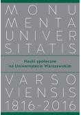 Nauki społeczne na Uniwersytecie Warszawskim