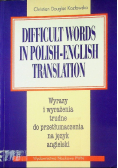 Difficult words in polish  english translation