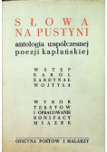 Słowa na pustyni antologia współczesnej poezji kapłańskiej