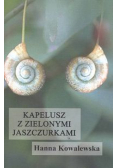 Kapelusz z zielonymi jaszczurkami