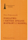 Poselstwo i krótkie spisanie rozprawy z Moskwą