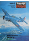 Mały Modelarz Miesięcznik Ligi Obrony Kraju dla młodzieży Nr 10 / 92 Amerykański samolot myśliwski Grumman F4F Wildcat