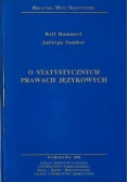 O statystycznych prawach językowych