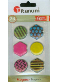 Magnesy do tablicy 6 sztuk