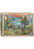 Puzzle 1000 Garden Birds by Joahn Francis 6000-0967