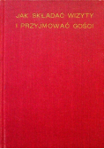 Jak składać wizyty i przyjmować gości 1934 r.