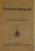 Psałterz Rzymski 1947 r.