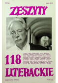 Zeszyty literackie Nr 118
