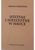 Istotne i nieistotne w nauce