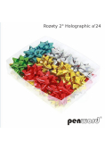 Rozety holographic (24szt)