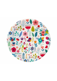 Talerzyki papierowe Summer Have fun 18cm 6szt