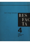Teksty o muzyce współczesnej Resfacta Tom 4