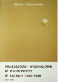 Mniejszości wyznaniowe w Bydgoszczy w latach 1920 1939