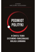 Podmiot polityki w świetle teorii systemowo-funkcjonalnej Niklasa Luhmanna