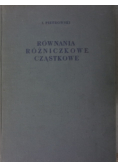 Równania różniczkowe cząstkowe