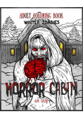 Adult Coloring Book Horror Cabin