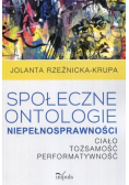 Społeczne ontologie niepełnosprawności
