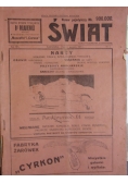 Świat Pismo tygodniowe Ilustrowane, 52 numery, 1924 r.