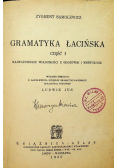 Gramatyka Łacińśka  1930 r.