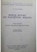 Dzieje Rzymu od założenia miasta Księgi XLI XLV Periochy Ksiąg XLVI - CXLII