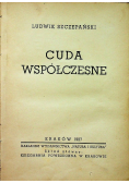 Cuda współczesne 1937 r.