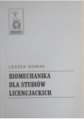 Biomechanika dla studentów licencjackich