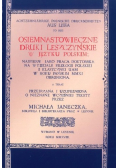 Osiemnastowieczne Druki Leszczyńskie w języku polskim