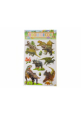 Naklejki 3D na ścianę dinozaury MIX