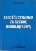 Zadośćuczynienie za szkodę niemajątkową