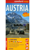 Austria laminowana mapa samochodowa 1:500 000