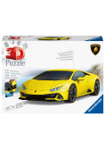 Puzzle 3D Pojazdy: Lamborghini Huracn Evo Giallo
