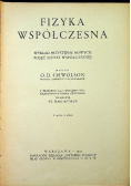 Fizyka współczesna 1931 r.