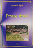 Proszę słowa