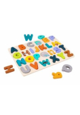 Puzzle drewniane Literki