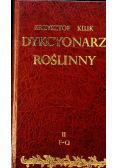 Dykcyonarz roślinny tom II Reprint z 1808 r.