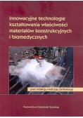 Innowacyjne technologie kształtowania właściwości materiałów konstrukcyjnych i biomedycznych