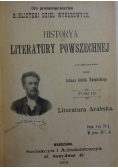 Historya literatury arabskiej, 1901 r.