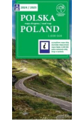 Polska mapa drogowa 2024/2025 1:800 000