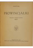 Prowincjałki 1921 r.
