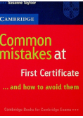 Cambridge common mistakes at first certificate and how to avoid them