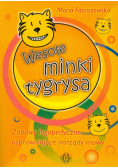 Wesołe minki tygrysa Zabawy logopedyczne usprawniające narządy mowy