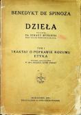 Spinoza Dzieła  1927 r.