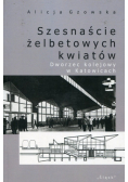 Szesnaście żelbetowych kwiatów
