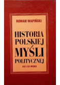 Historia Polskiej Myśli Politycznej
