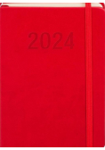 Kalendarz 2024 Memo A4 DNS czerwony