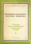 Biografia - Geografia - Kultura literacka