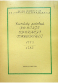 Protokoły posiedzeń Komisji Edukacji Narodowej 1773 - 1785